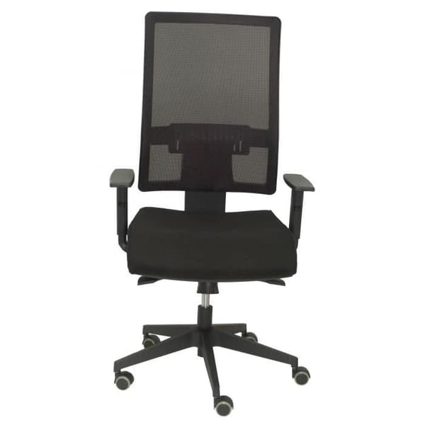 Horna ergonomisk kontorsstol - PIQUERAS Y CRESPO - Horna modell - Svart - Tyg - Nackstöd