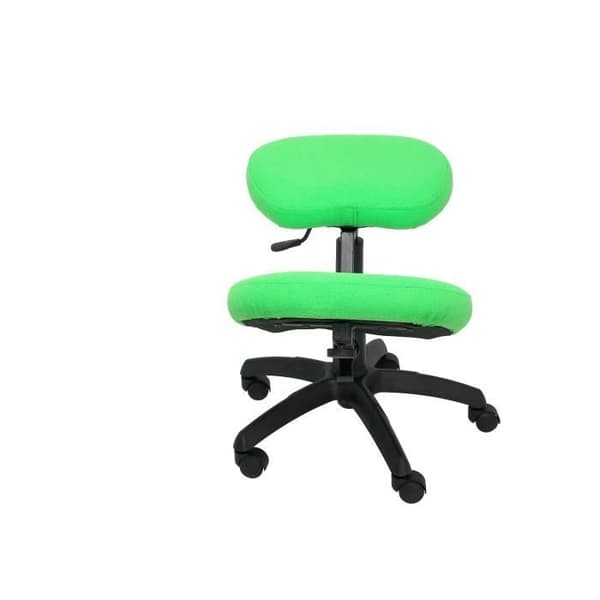PIQUERAS Y CRESPO ergonomisk kontorspall modell 37G - vridbar och höjdjusterbar - grön färg