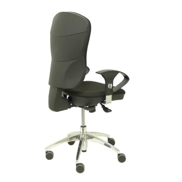 PIQUERAS Y CRESPO Modelo Moral - Silla de oficina ergonómica con mecanismo sincro, brazos regulables - Respaldo y asiento tapizado