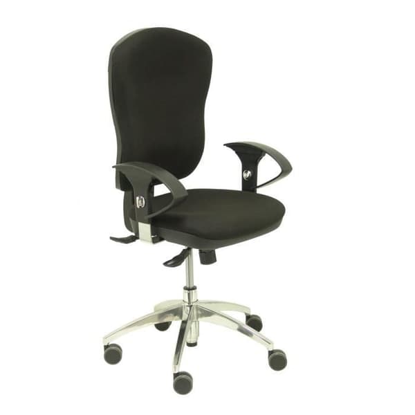 PIQUERAS Y CRESPO Modelo Moral - Silla de oficina ergonómica con mecanismo sincro, brazos regulables - Respaldo y asiento tapizado