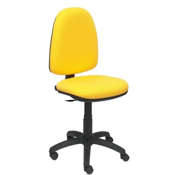 Ergonomisk kontorsstol PIQUERAS Y CRESPO Modell 04CP - Gul - Tyg - Justerbar i höjdled