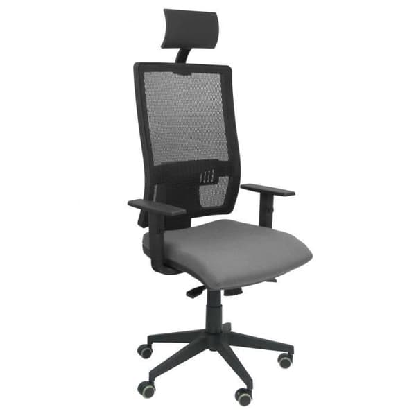 Horna ergonomisk kontorsstol - PIQUERAS Y CRESPO - Horna modell - Grå - Tyg - Med nackstöd ingår