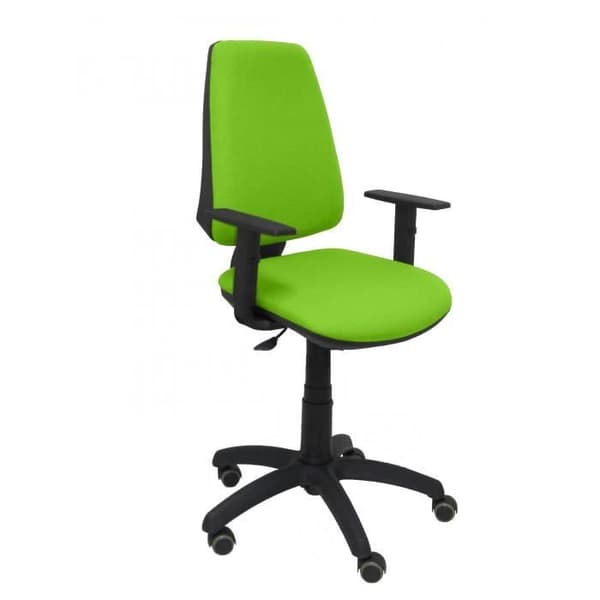 Ergonomisk kontorsstol PIQUERAS Y CRESPO - Modell 14CPBALI22B10RP - Grönt tyg - Parketthjul