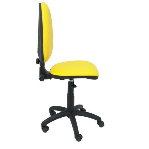 Ergonomisk kontorsstol PIQUERAS Y CRESPO modell 04CP - gul - konstläder