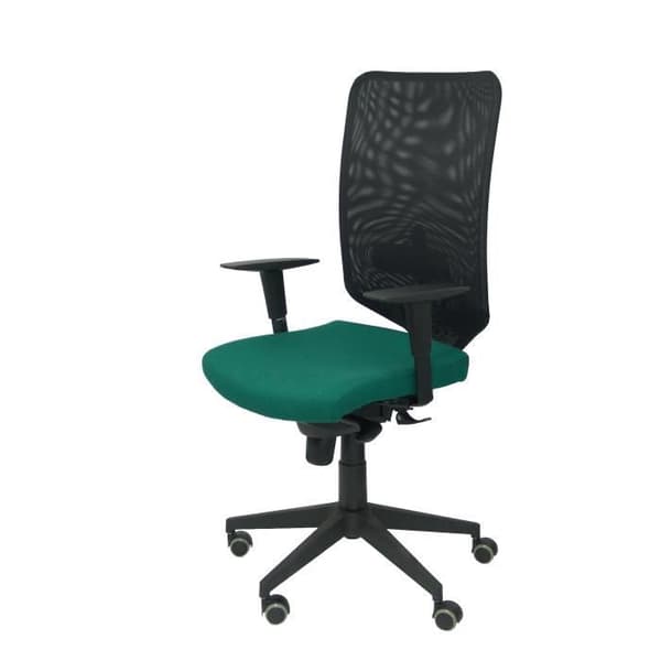 Modell 16SNBALI426 Negra Ergonomisk kontorsstol med synkronmekanism och justerbar i höjdled Svart mesh-ryggstöd