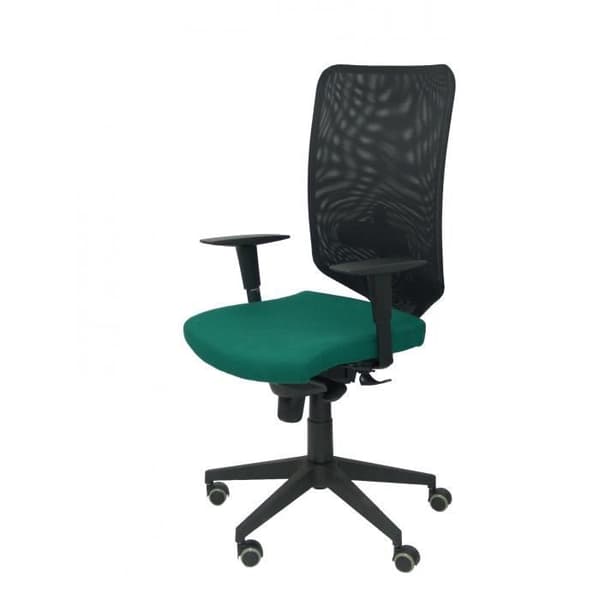 Modell 16SNBALI426 Negra Ergonomisk kontorsstol med synkronmekanism och justerbar i höjdled Svart mesh-ryggstöd