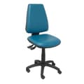 Miniatyrbild 1 av 2: Ergonomisk kontorsstol med synkromekanism, justerbar i höjdled och nylonhjul, sits och rygg klädd i läder