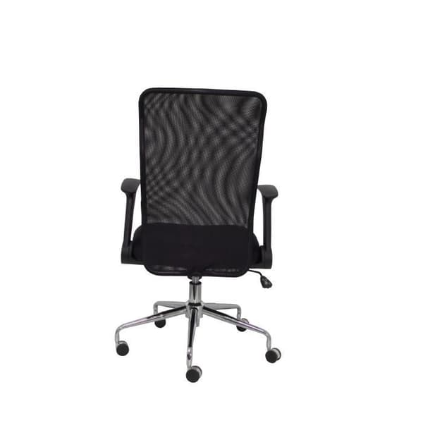 Ergonomisk kontorsstol PIQUERAS Y CRESPO Modell 4031 - Svart tyg - Infällbara och fällbara armstöd