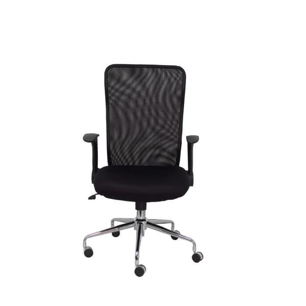 Ergonomisk kontorsstol PIQUERAS Y CRESPO Modell 4031 - Svart tyg - Infällbara och fällbara armstöd
