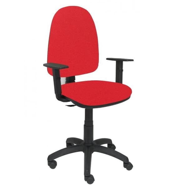 PIQUERAS Y CRESPO ergonomisk kontorsstol - Modell 04CPBALI350B10 - Röd - Tyg