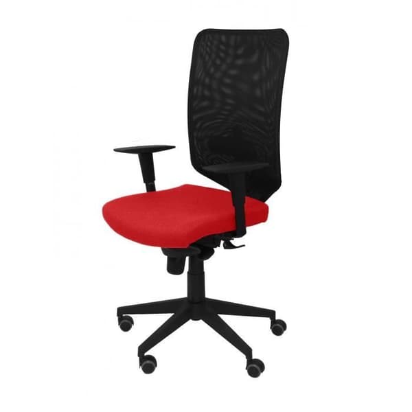 Modell 16SNBALI350 Negra Ergonomisk kontorsstol med synkron mekanism och justerbar i höjden Svart mesh ryggstöd