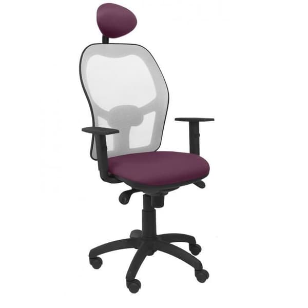 Ergonomisk kontorsstol med synkromekanism, justerbara armstöd och justerbar höjd Andas nätryggstöd i grått