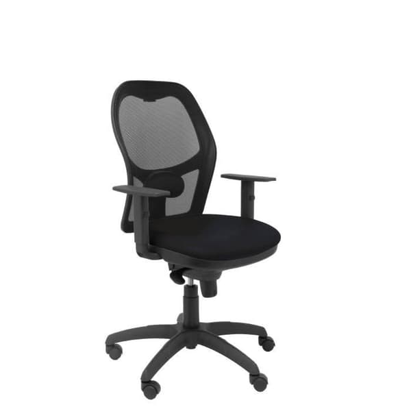 Ergonomisk kontorsstol med synkromekanism, justerbara armstöd och justerbar höjd Ryggstöd i ventilerande mesh i
