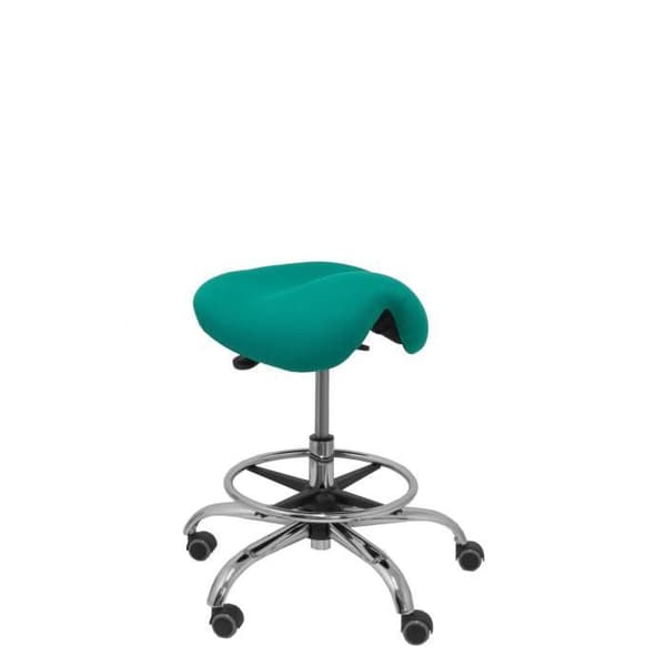 PIQUERAS Y CRESPO Modelo Ergo Taburete clínico gyratorio y ergonómico con siento anatómico y regulable en altura(aro restapiés