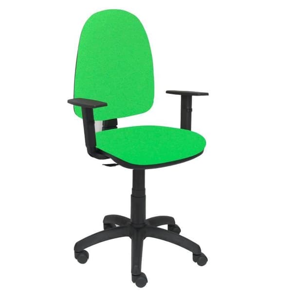 PIQUERAS Y CRESPO ergonomisk kontorsstol - Modell 04CPBALI22B10 - Grön - Justerbar arm ingår