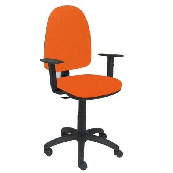 Ergonomisk kontorsstol - PIQUERAS Y CRESPO - Modell 04CPBALI308B10 - Tyg - Orange - Justerbar arm ingår