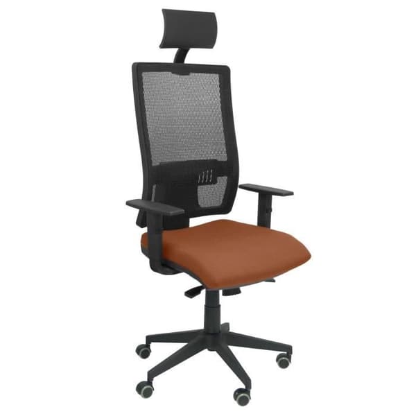 Horna ergonomisk kontorsstol - PIQUERAS Y CRESPO - Brun - Tyg - Bali