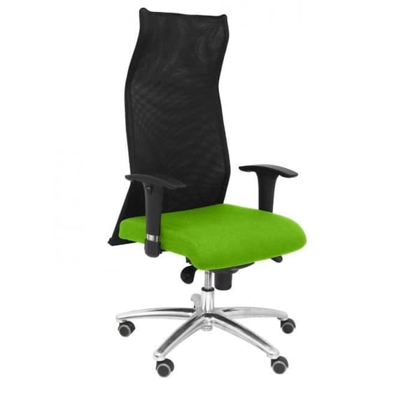 Modell 13SBALI22 Ergonomisk kontorsstol med synkron mekanism och justerbar i höjdled Andas svart mesh ryggstöd och