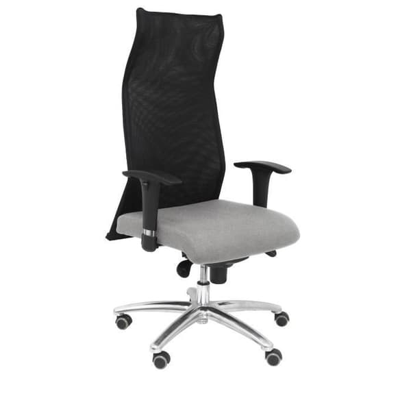 Modell 13SBALI40 Ergonomisk kontorsstol med synkronmekanism och justerbar i höjdled Ryggstöd av ventilerande svart mesh och