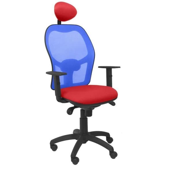 Ergonomisk kontorsstol Jorquera - PIQUERAS Y CRESPO - Blå - Tyg - Med fast nackstöd