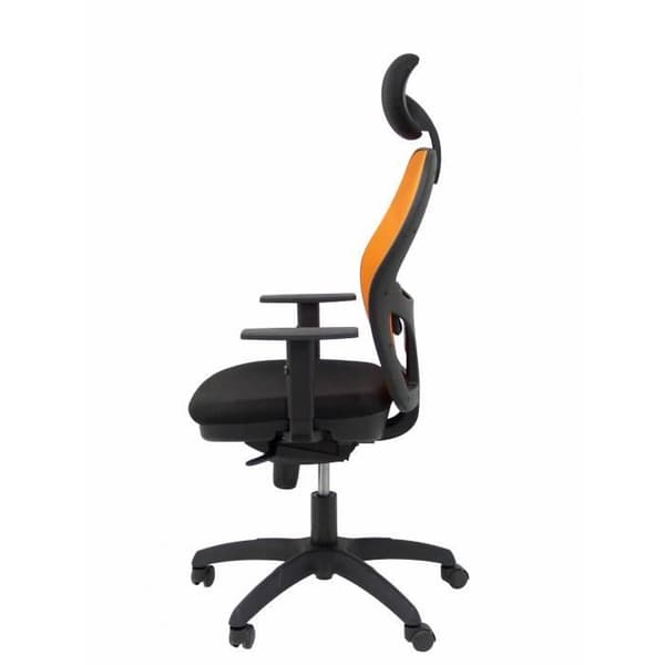 Ergonomisk kontorsstol Jorquera - PIQUERAS Y CRESPO - Orange - Tyg - Med fast nackstöd