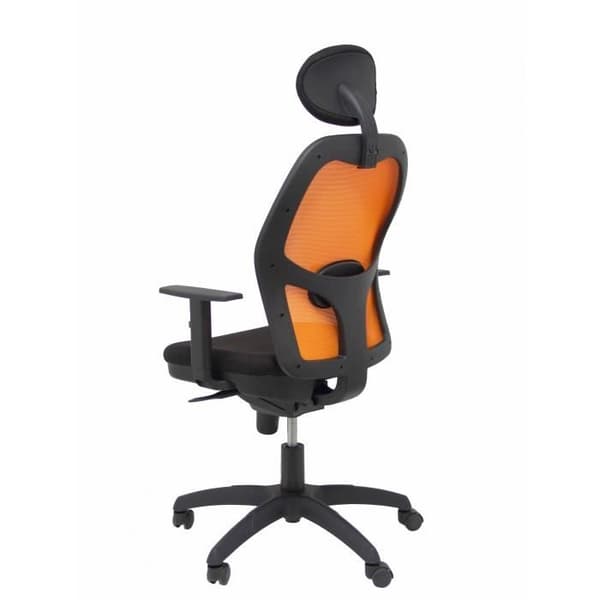 Ergonomisk kontorsstol Jorquera - PIQUERAS Y CRESPO - Orange - Tyg - Med fast nackstöd