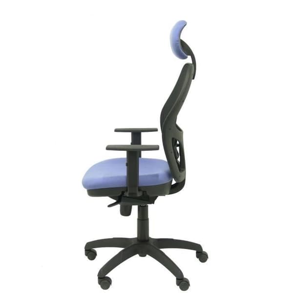 Jorquera ergonomisk kontorsstol - PIQUERAS Y CRESPO - svart mesh blå BALI - svankstöd