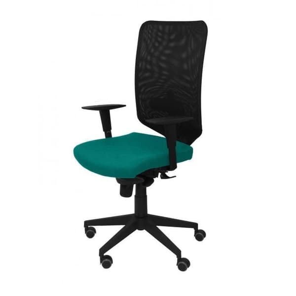 Modell 16SNBALI39 Negra Ergonomisk kontorsstol med synkron och höjdjusterbar mekanism Svart mesh-ryggstöd