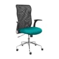 Miniatyrbild 1 av 2: Silla Minaya respaldo malla negro asiento bali verde claro