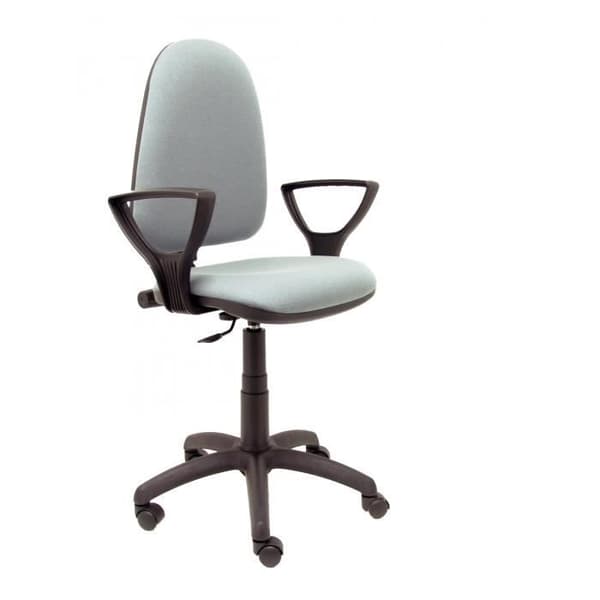 Ergonomisk kontorsstol med permanent kontaktmekanism och justerbar i höjdled Sits och rygg klädd i BALI-tyg