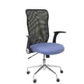 Miniatyrbild 1 av 4: Silla Minaya respaldo malla negro asiento bali azul claro
