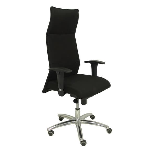 Ergonomisk riktningsfåtölj med synkromekanism och höjdjustering Sits och rygg klädd i mörkgrått BALI-tyg