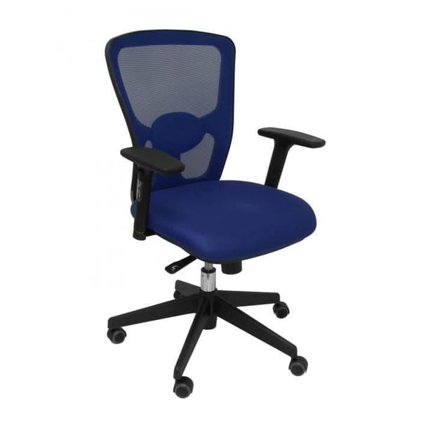 Modell Pozuelo - Ergonomisk kontorsstol med synkron mekanism, justerbara armstöd och justerbart svankstöd - Ryggstöd