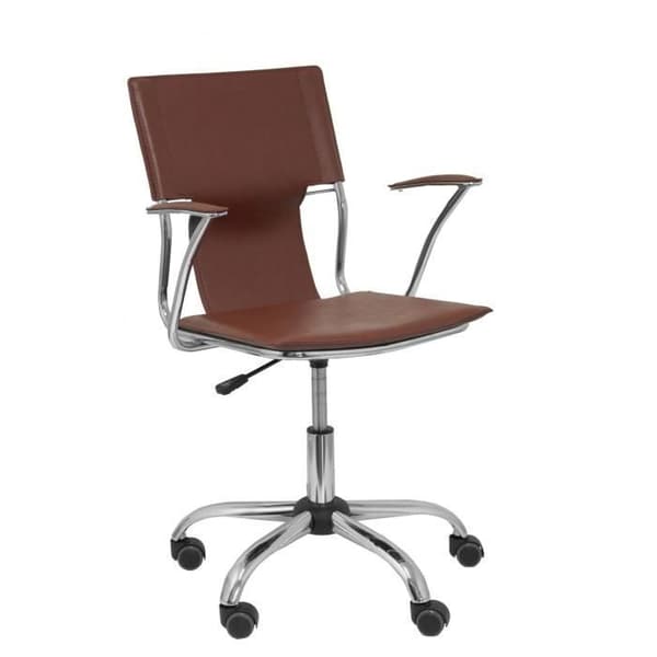 PIQUERAS Y CRESPO Modelo Bogarra - Ergonomisk kontorsstol med armstöd, justerbar i höjd och rotation 360 - Sits och