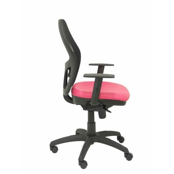 Ergonomisk kontorsstol PIQUERAS Y CRESPO Modelo Jorquera - Mechanismo sincro, justerbara armar - Färg rosa