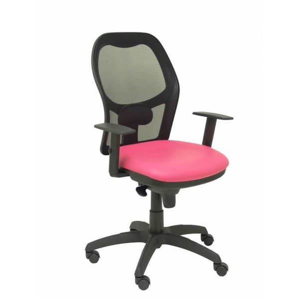 Ergonomisk kontorsstol PIQUERAS Y CRESPO Modelo Jorquera - Mechanismo sincro, justerbara armar - Färg rosa