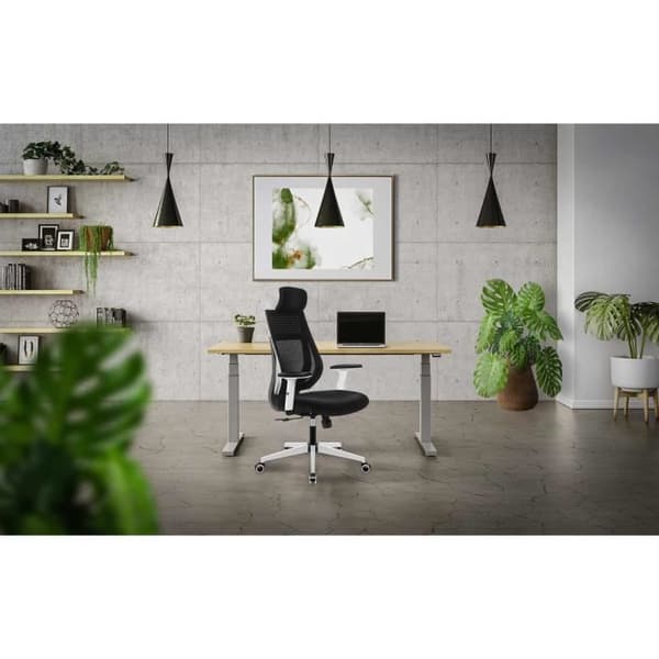 Stolkontor - MARK ADLER - Chef 3.9 - Ergonomisk - Tyg - Svart