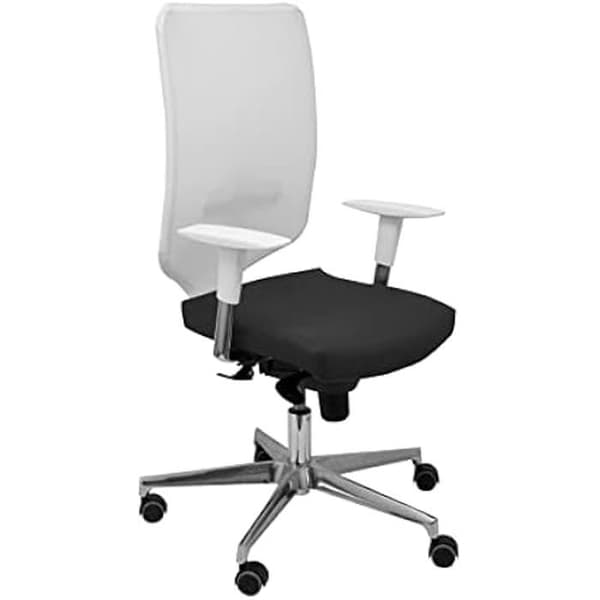 Stol - PIQUERAS Y CRESPO - Mesh - Svart - Ergonomiskt ryggstöd - Vadderat säte