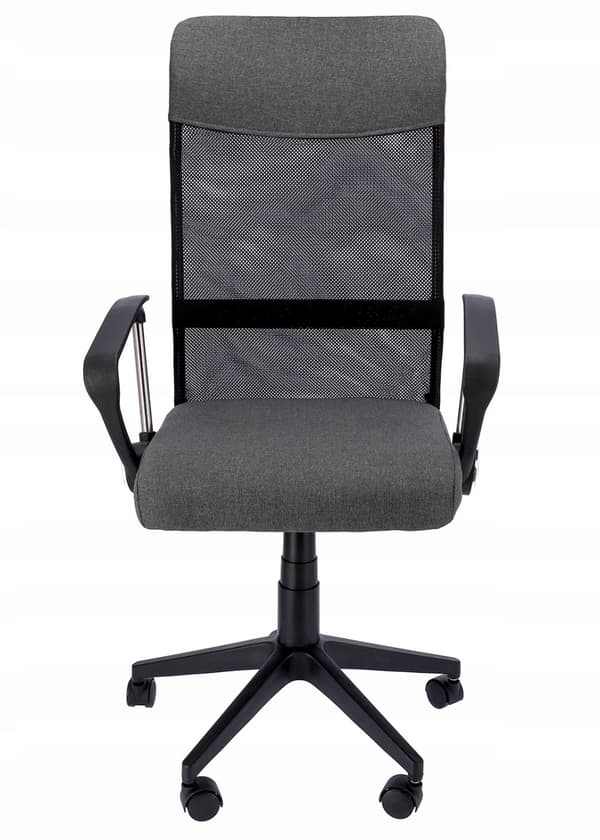 ZOOM fåtölj, mörkgrått tyg