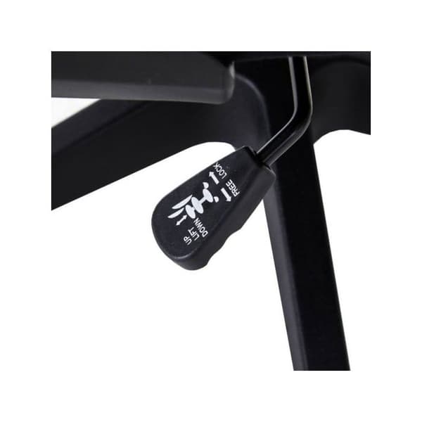 Ergonomisk Kontorsstol - Woxter - Ergo Black - Höjdjusterbar - Armstöd - Andningsbart Tyg