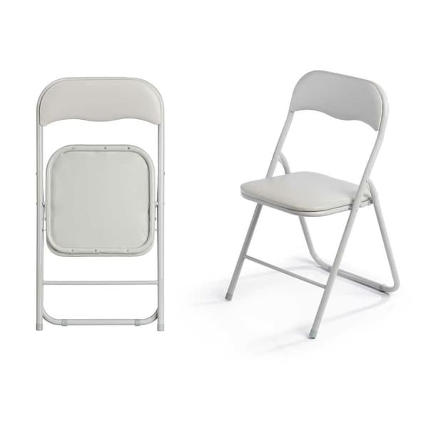 Polstrede Campingstolen 10925 Grå 43 x 46 x 78 cm 88 x 6,5 x 45 cm (6 enheter)