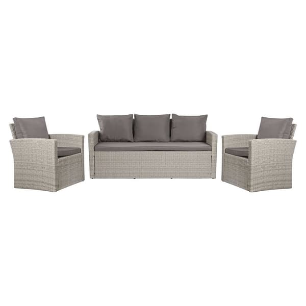 Hagemøbler DKD Home Decor Brun 177 x 72 x 80 cm (5 Deler)