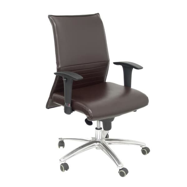 Konfidentiell ergonomisk besöksstol med synkromekanism och justerbar höjd, speciellt för långa personer