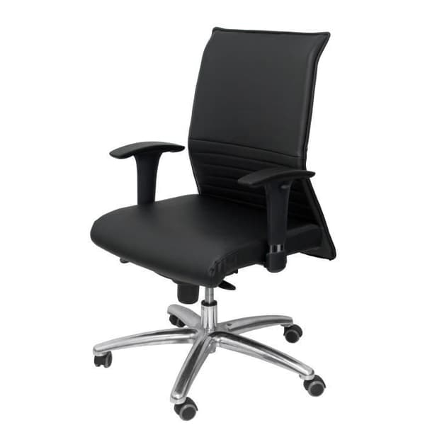 Konfidentiell ergonomisk besöksfåtölj med synkromekanism och justerbar i höjdled, speciellt för personer med