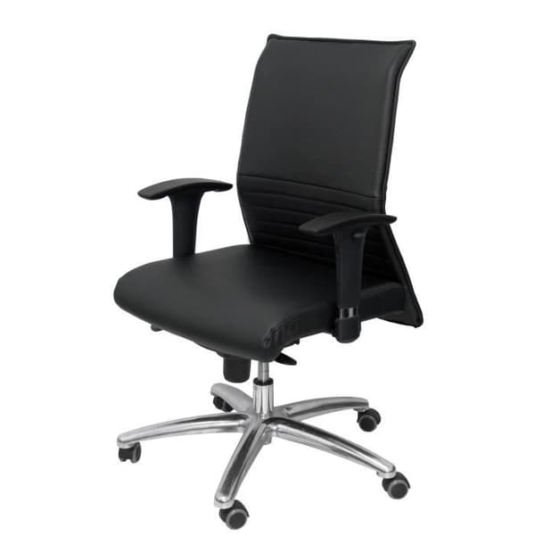 Albacete confidant XL ergonomisk besöksstol - PIQUERAS Y CRESPO - Svart - Imiterat läder - Upp till 160 kg