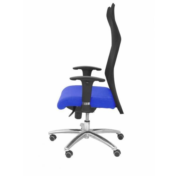 Sahúco XL ergonomisk chefsstol - PIQUERAS Y CRESPO - upp till 160 kg - blått BALI-tyg