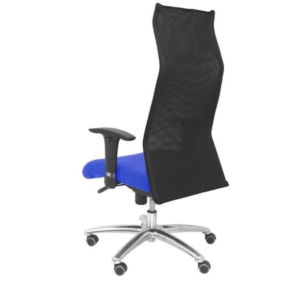 Sahúco XL ergonomisk chefsstol - PIQUERAS Y CRESPO - upp till 160 kg - blått BALI-tyg