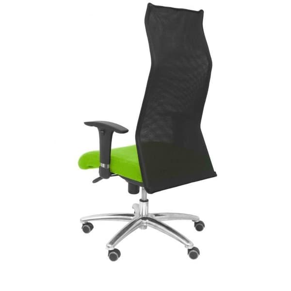 Sahúco XL ergonomisk chefsstol - PIQUERAS Y CRESPO - Grön - Imiterat läder - Upp till 160 kg