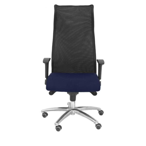 Sahúco XL ergonomisk chefsstol - PIQUERAS Y CRESPO - upp till 160 kg - marinblått BALI-tyg