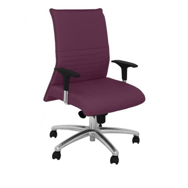 Konfidentiell ergonomisk besökarfåtölj med synkromekanism och justerbar höjd, speciellt för personer med